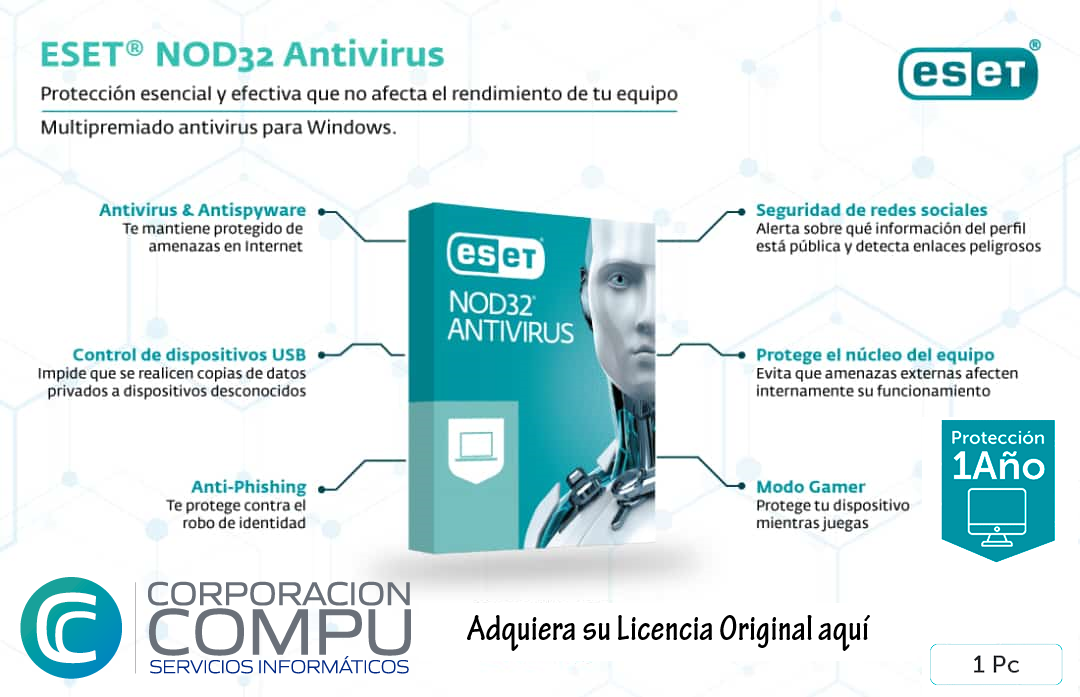 Licencias Original de Antivirus